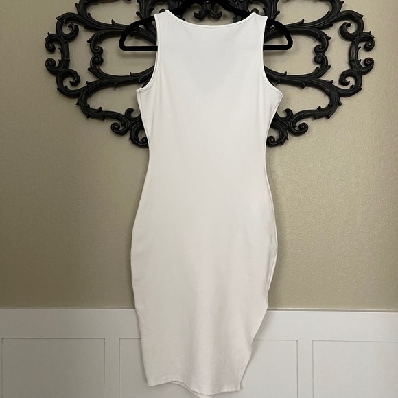 ROLLA COSTER Cream White Side Slit Bodycon Size Small - Picture 4 of 15